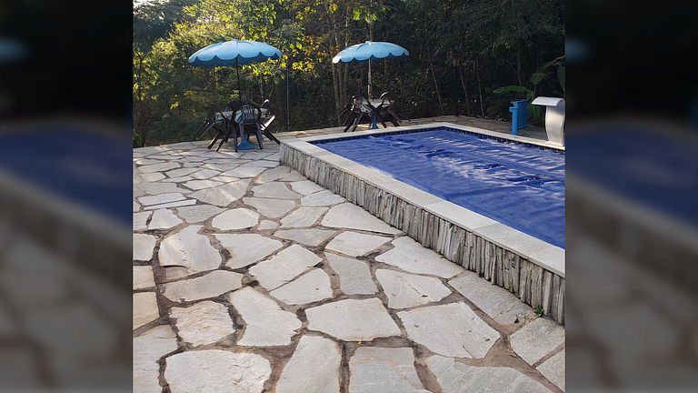 Pirenópolis com Piscina Aquecida e Churrasqueira