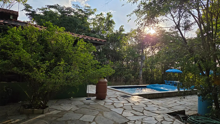 Pirenópolis com Piscina Aquecida e Churrasqueira