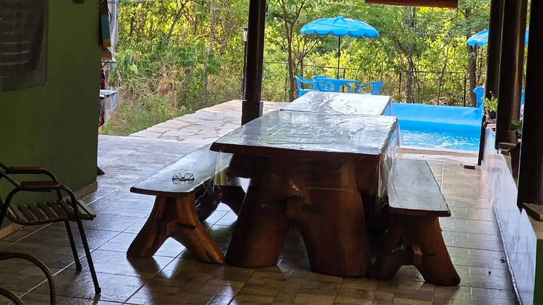 Pirenópolis com Piscina Aquecida e Churrasqueira