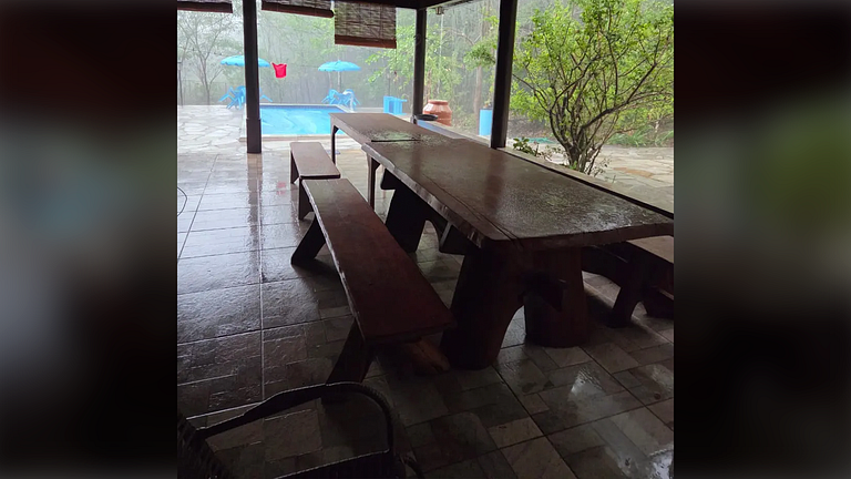 Pirenópolis com Piscina Aquecida e Churrasqueira