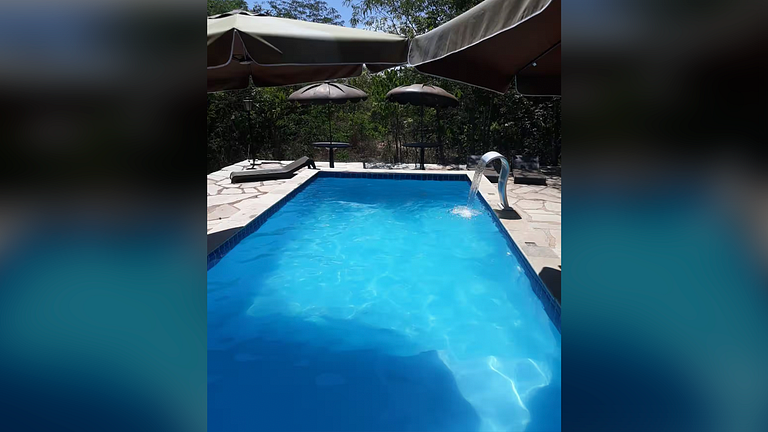 Pirenópolis com Piscina Aquecida e Churrasqueira