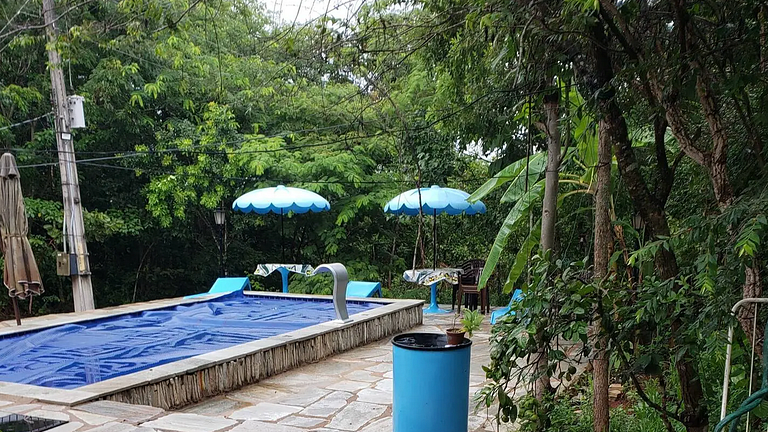 Pirenópolis com Piscina Aquecida e Churrasqueira