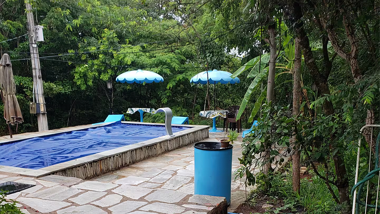 Pirenópolis com Piscina Aquecida e Churrasqueira