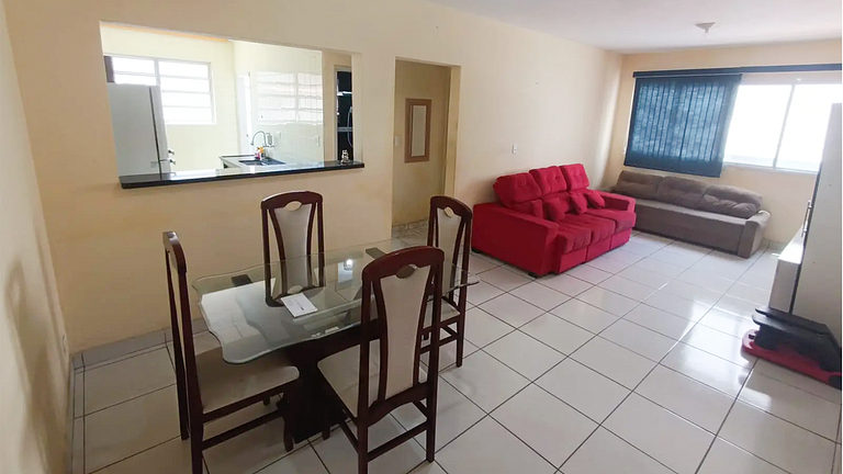 Praia Grande: Canto do Forte para 4 Pessoas