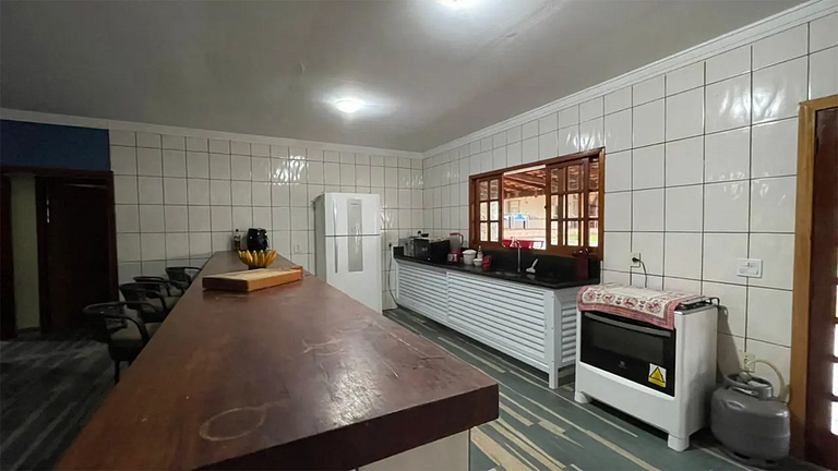 Iperó: Refúgio Familiar c/ Churrasqueira e Pets