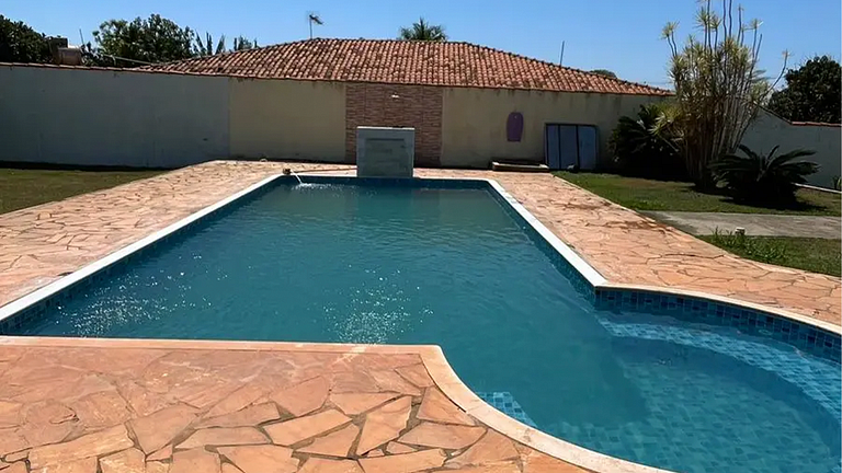 Iperó: Refúgio Familiar c/ Churrasqueira e Pets