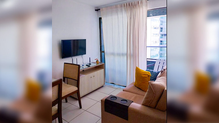 Recife Pina: Apto 100m da Praia - Piscina Garagem