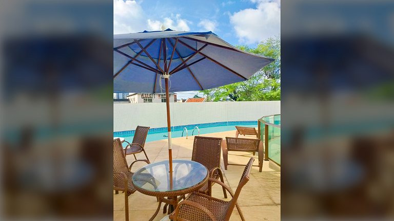 Recife Pina: Apto 100m da Praia - Piscina Garagem