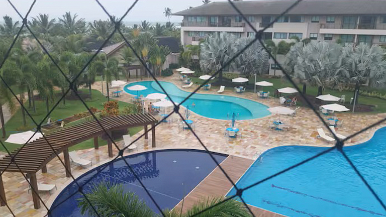 Muro Alto: Resort Pé na Areia p/ 7 Hóspedes