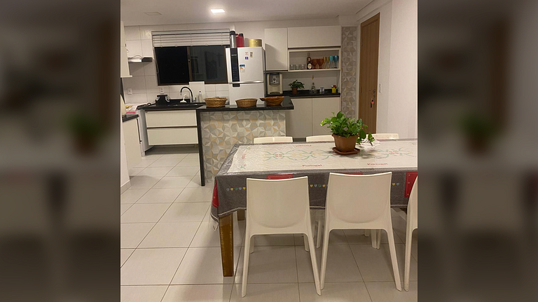 Muro Alto: Resort Pé na Areia p/ 7 Hóspedes