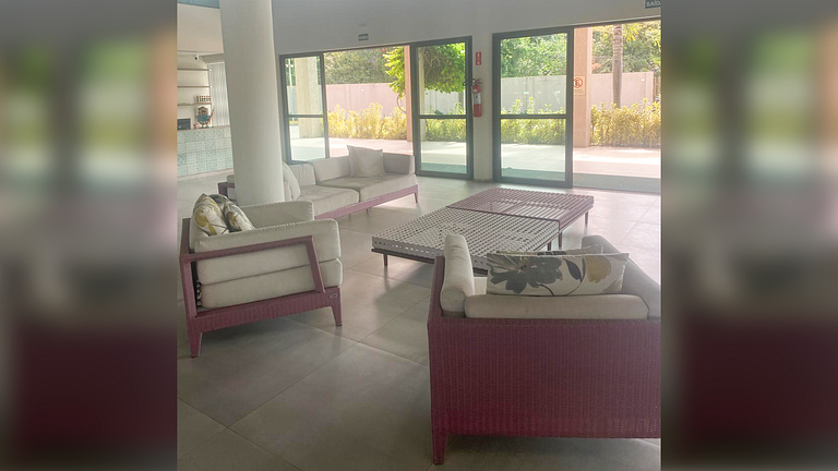 Muro Alto: Resort Pé na Areia p/ 7 Hóspedes