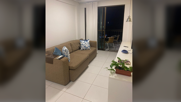 Muro Alto: Resort Pé na Areia p/ 7 Hóspedes