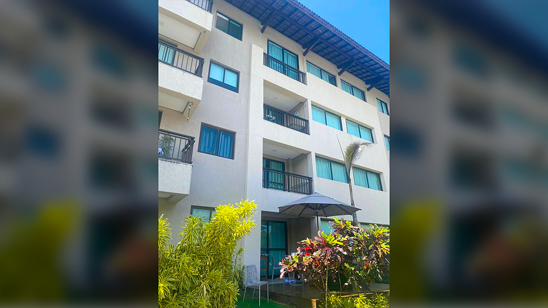 Muro Alto: Resort Pé na Areia p/ 7 Hóspedes
