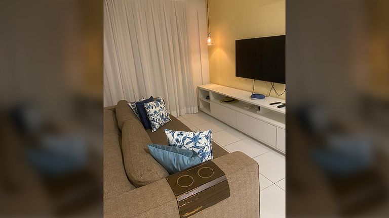 Muro Alto: Resort Pé na Areia p/ 7 Hóspedes