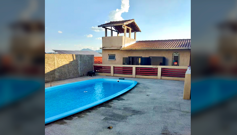 São Lourenço: Casa c/ Piscina, Wi-Fi e Garagem