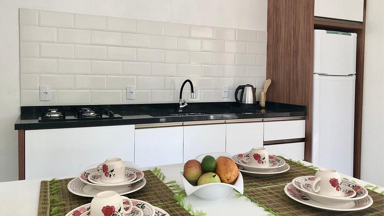 Casa Garopaba: Ar-Condicionado, Deck e Natureza