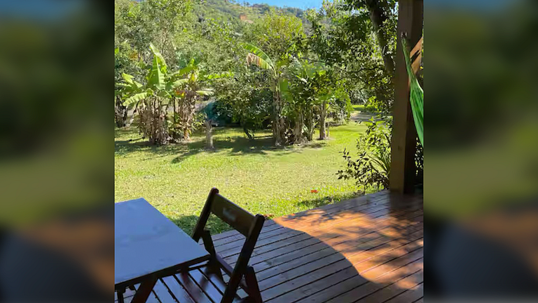 Casa Garopaba: Ar-Condicionado, Deck e Natureza