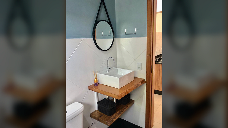 Casa Garopaba: Ar-Condicionado, Deck e Natureza