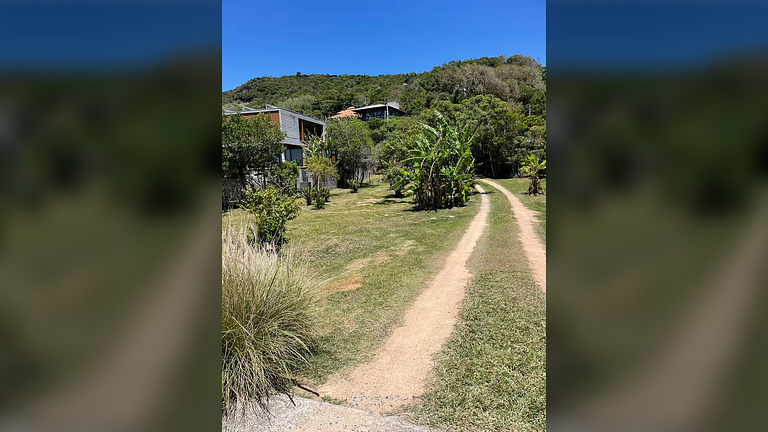 Casa Garopaba: Ar-Condicionado, Deck e Natureza