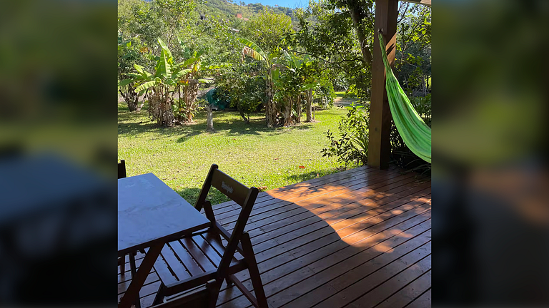 Casa Garopaba: Ar-Condicionado, Deck e Natureza