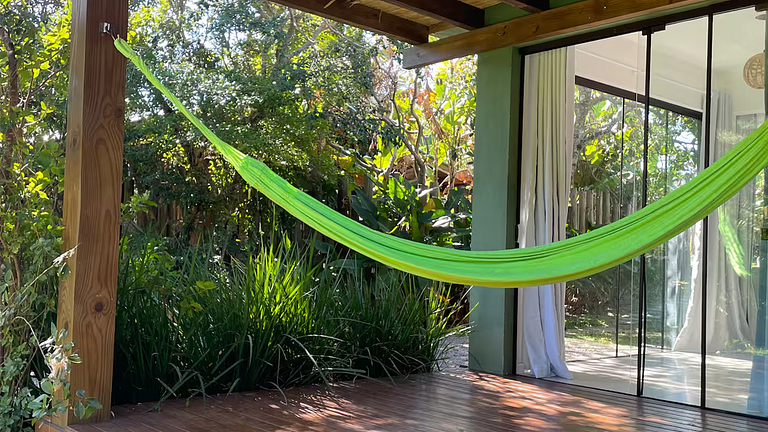 Casa Garopaba: Ar-Condicionado, Deck e Natureza