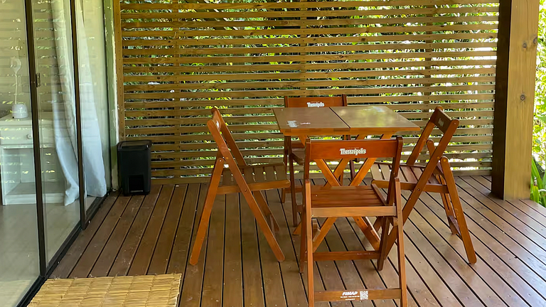 Casa Garopaba: Ar-Condicionado, Deck e Natureza