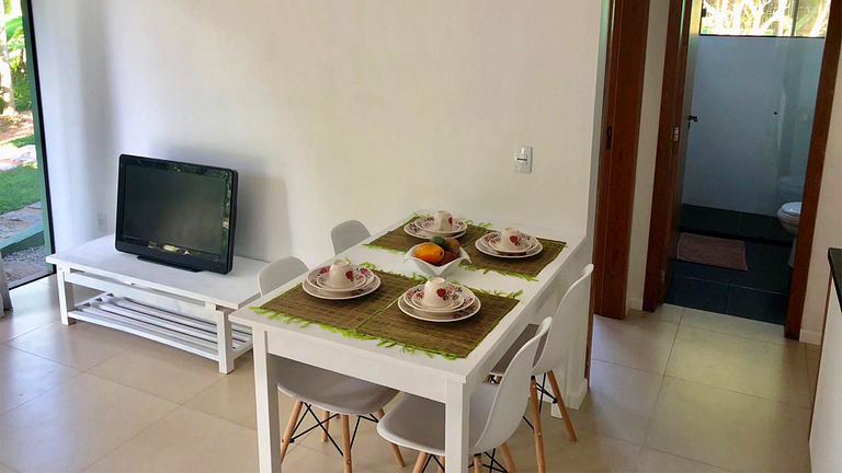 Casa Garopaba: Ar-Condicionado, Deck e Natureza