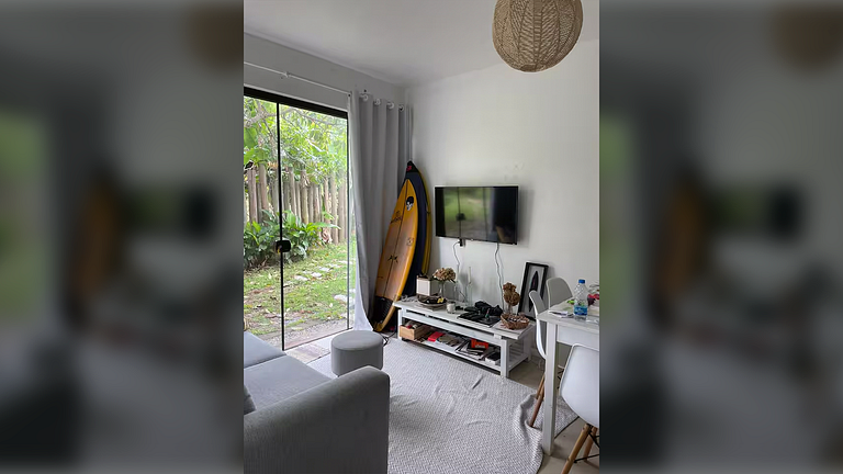Casa Garopaba: Ar-Condicionado, Deck e Natureza
