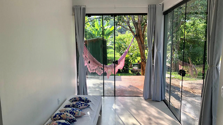 Casa Garopaba: Ar-Condicionado, Deck e Natureza