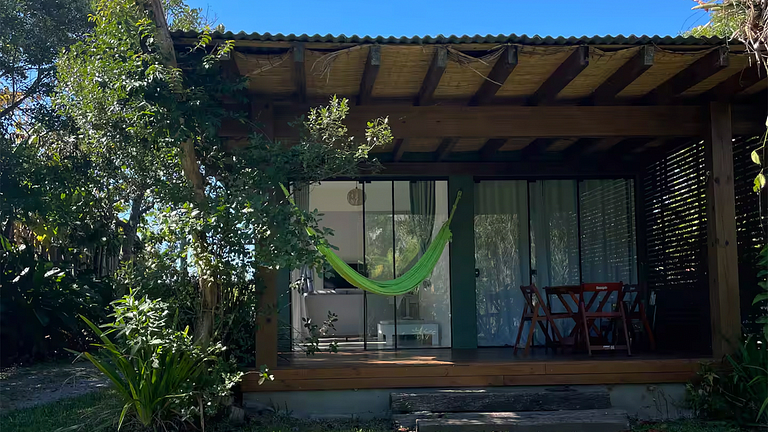 Casa Garopaba: Ar-Condicionado, Deck e Natureza