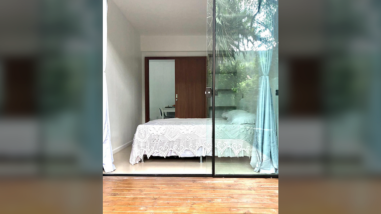 Casa Garopaba: Ar-Condicionado, Deck e Natureza