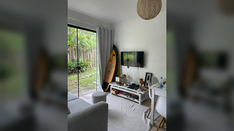 Casa Garopaba: Ar-Condicionado, Deck e Natureza